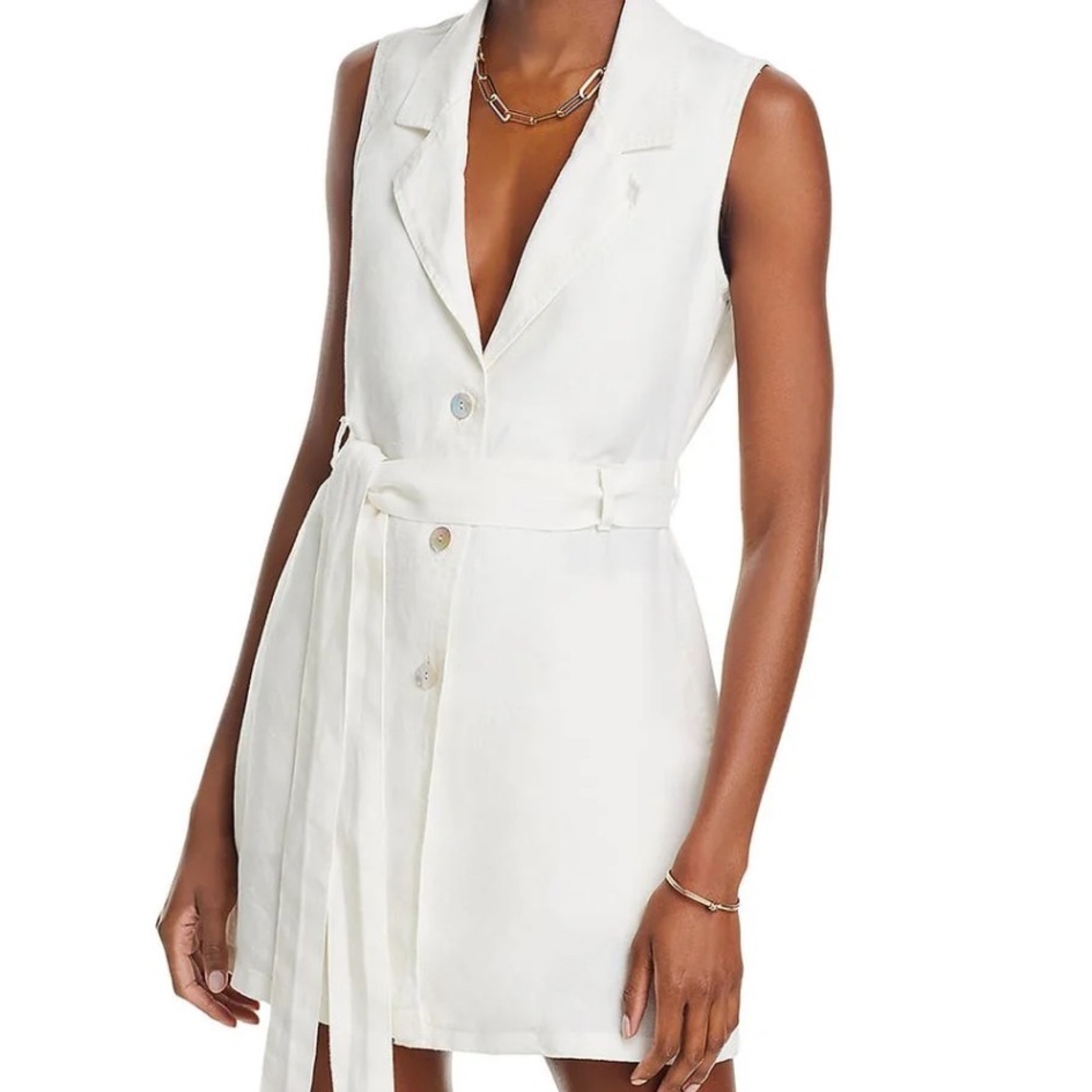 nwt BELLA DAHL Linen Blazer Mini Dress